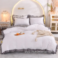 100% cotton Bridal seersucker bedding set